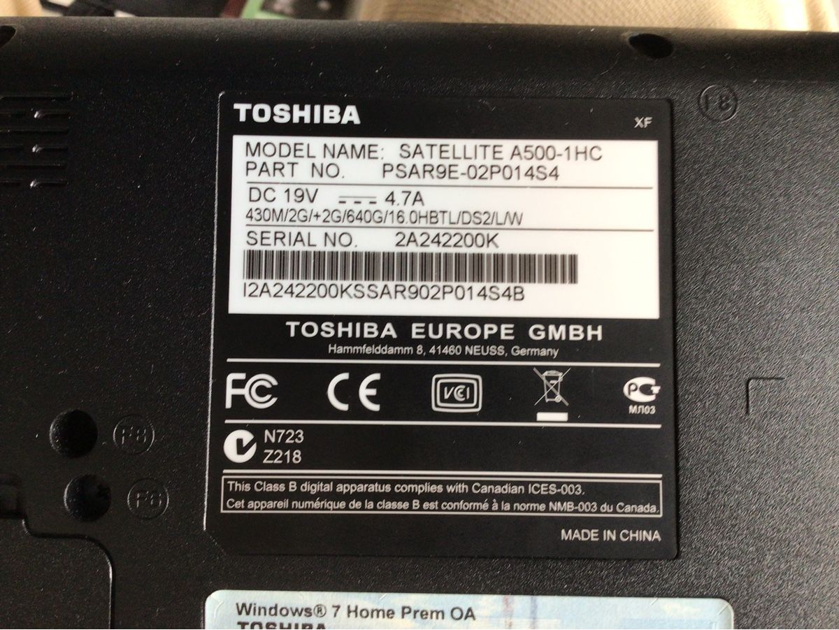 Toshiba Notebook: Toshiba Laptop – Usato da Niederscherli venduto da ebl_zwc9 3