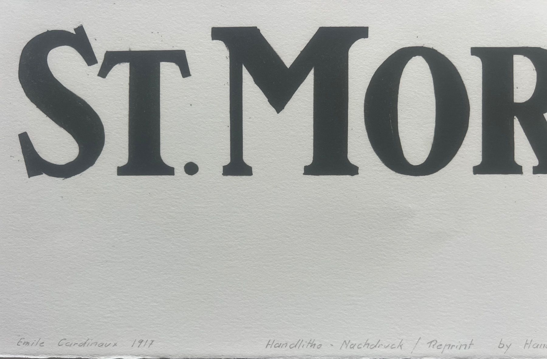 Grafica & Litografie: Emil Cardinaux, Handlithografie, nummeriert – Usato da Rain venduto da Pic-Ass 6