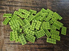 lego 3020 lot de 60 pièces Lime Plate 2 x 4