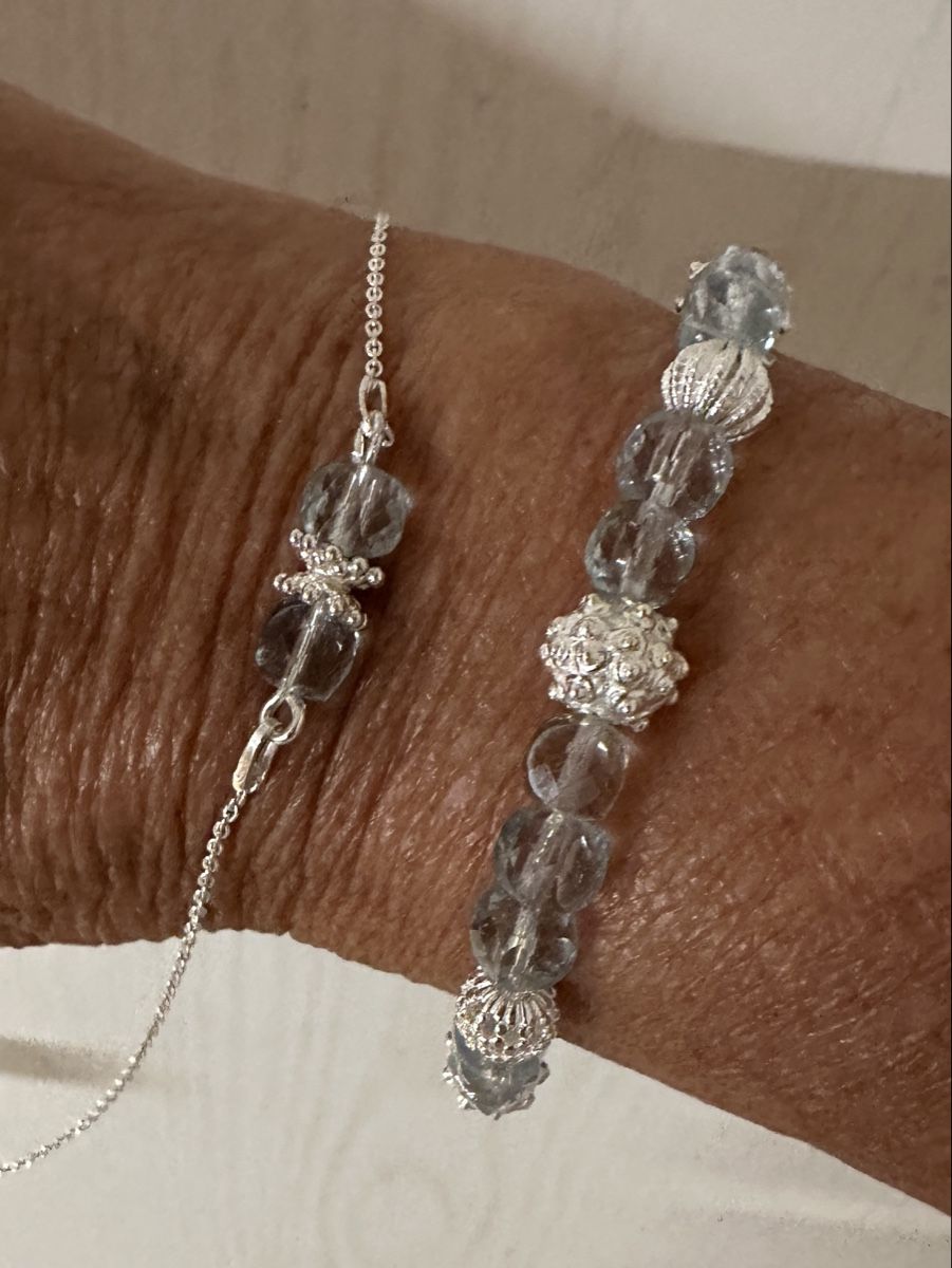 Altri gioielli: Topas-Armband mit silber plus Halskette – Nuovo e nell'imballaggio originale da Niederglatt ZH venduto da Silberschmuck-design 1
