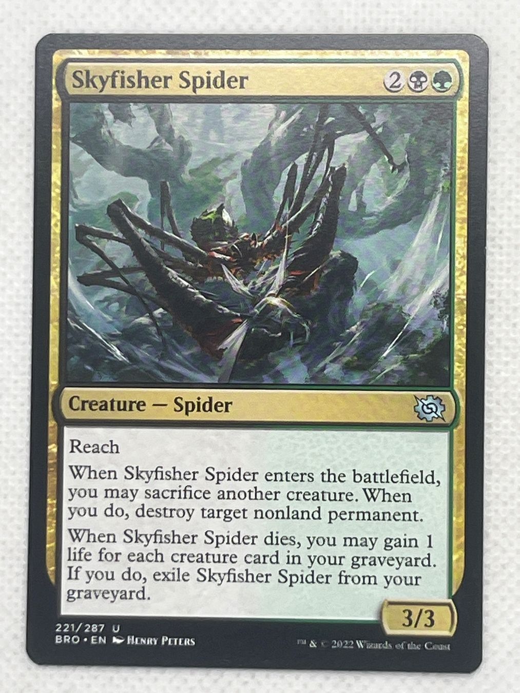 Magic The Gathering Carte collezionabili: Seltene Skyfisher Spider – Usato da Hinterkappelen venduto da Kim1992