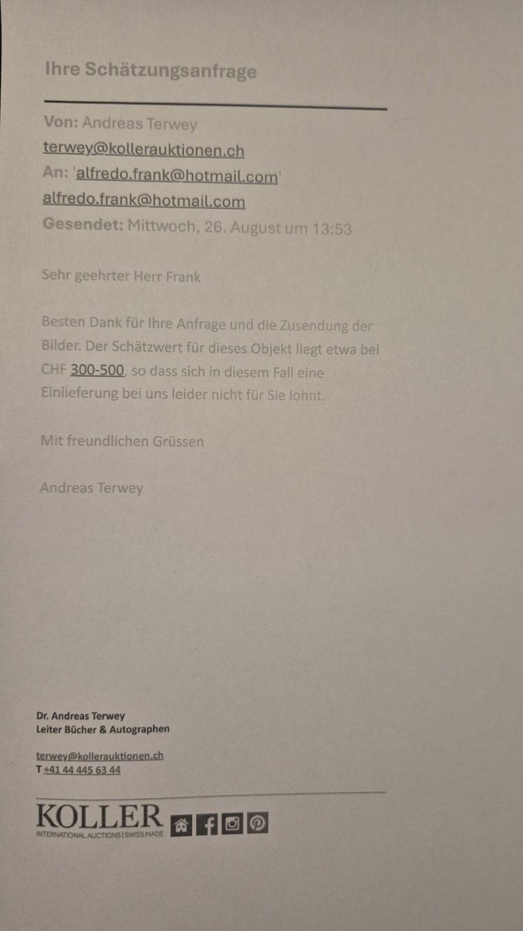 Libri: Antike "Schnapsbücher" – Usato da Amriswil venduto da Deepblue13 8