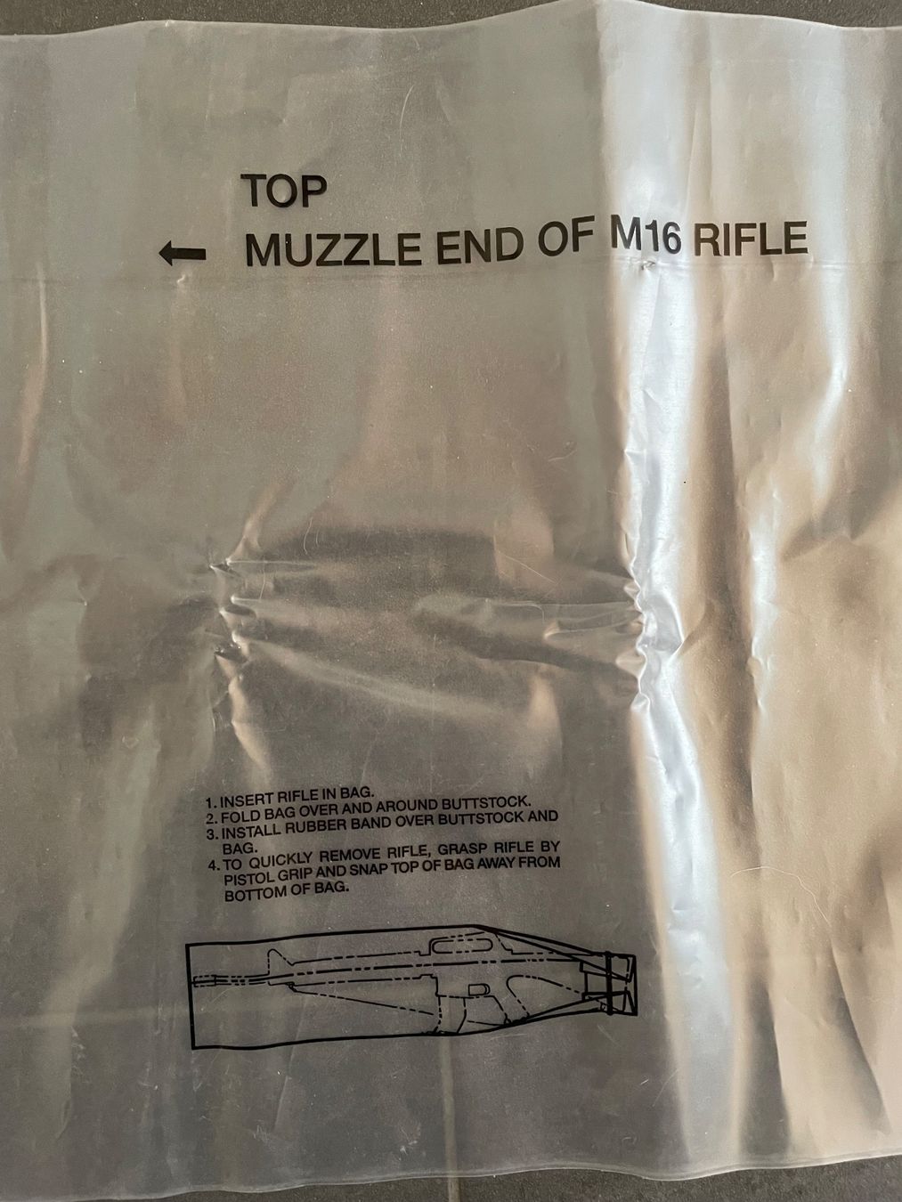 US Army Uniformi: Sac de protection us army pour M16 / M4 – Usato da Oberbütschel venduto da Woodie2005 1