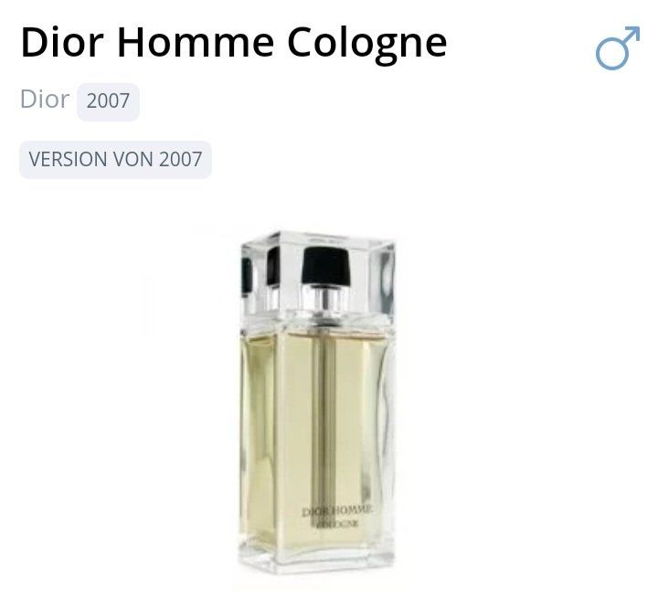 Dior Profumi & Eau de Toilette: RARE DIOR HOMME COLOGNE 2007   125 ml – Usato da St. Gallen venduto da CaliSunshine 2