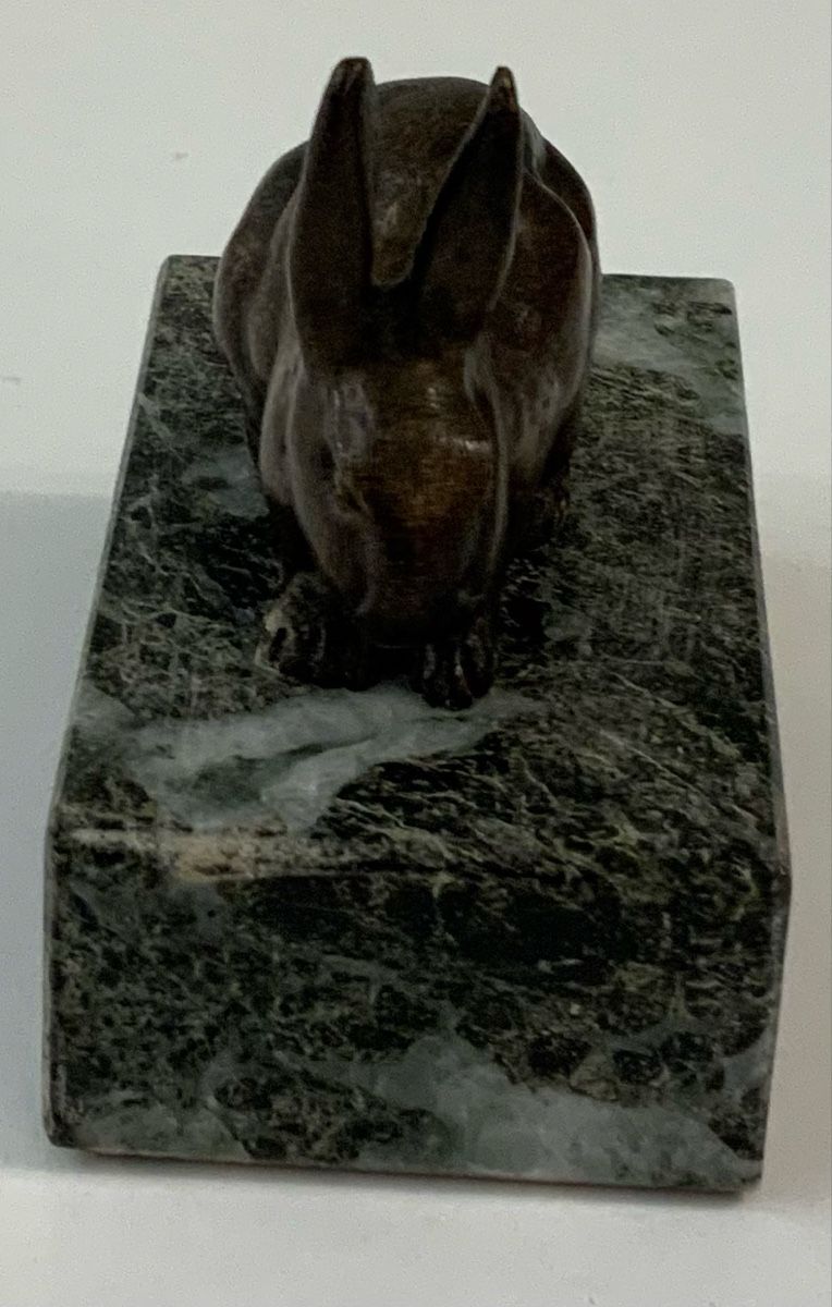 Statuette: Petit lapin en bronze  Louis Barye – Usato da rolle venduto da Tontonjulot 1