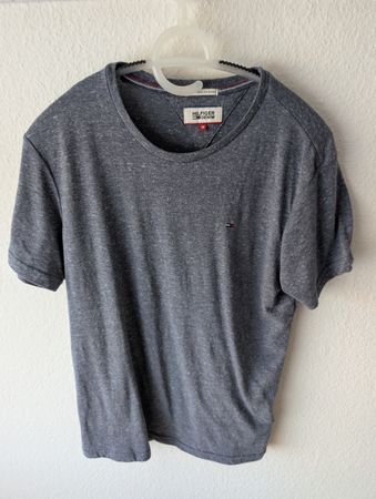 T-Shirt Hilfiger Denim grau meliert Grösse M gebraucht