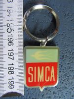 SIMCA AUTO LOGO SCHLÜSSELANHÄNGER METALIC VINTAGE OLDI