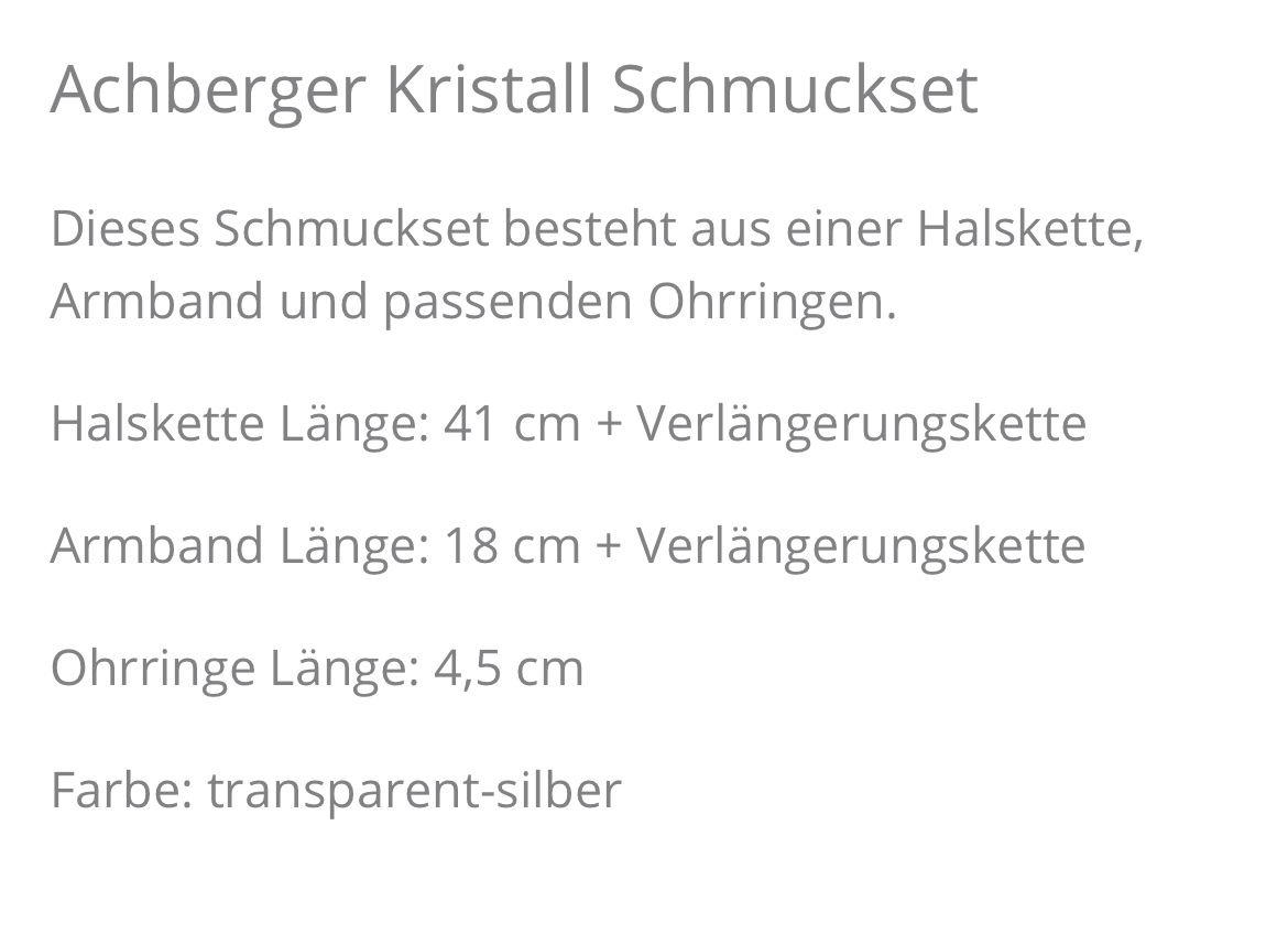 Sonstiger Schmuck: Schmuckset von Achberger Hochzeit – Neu (gemäss Beschreibung) aus Seuzach von Sazu1 9