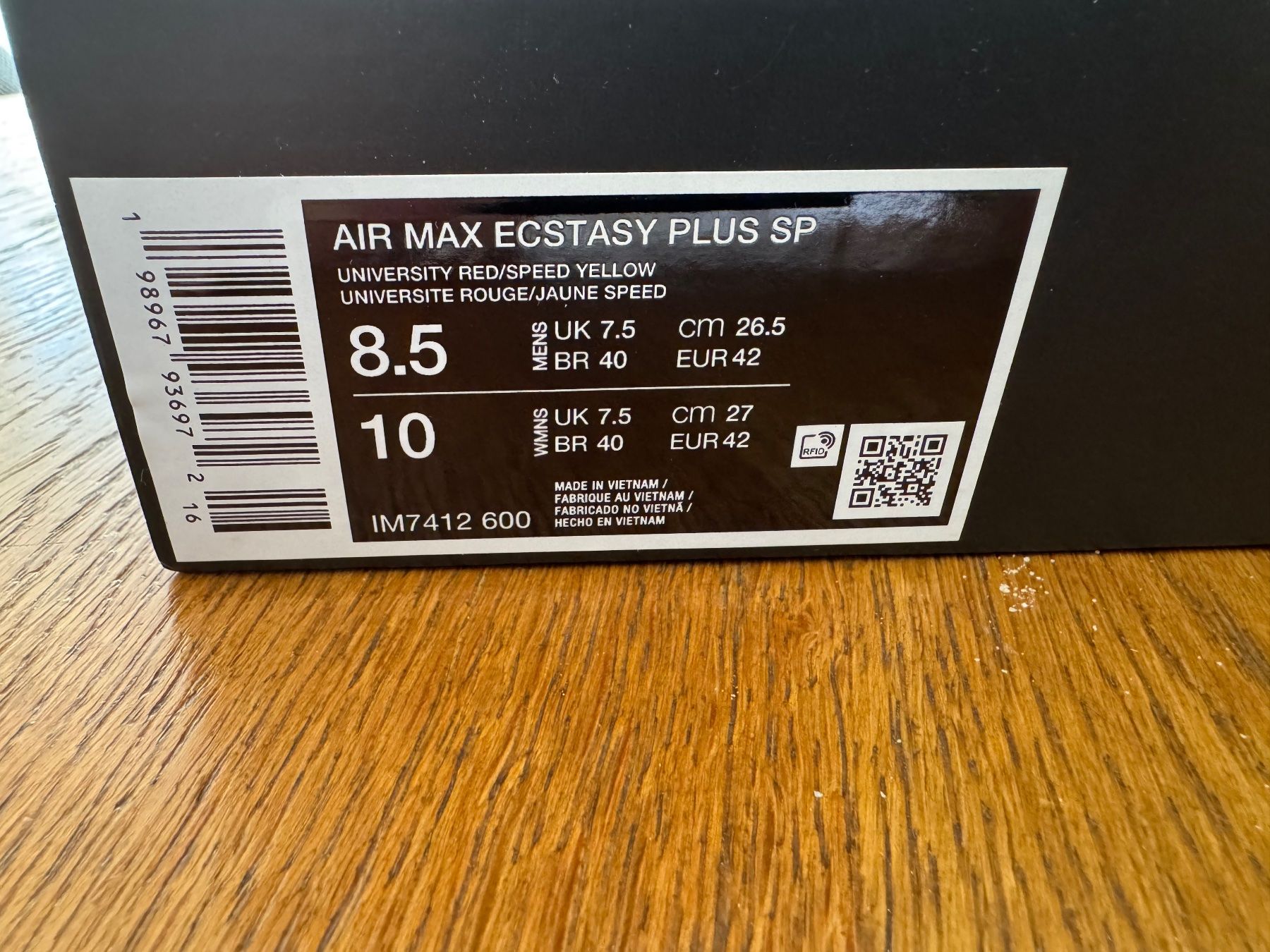 Nike Herrenschuhe: SUPREME AIR MAX 2001 ECSTASY PLUS – Neu und originalverpackt aus Corsier-sur-Vevey von sergioblak 3