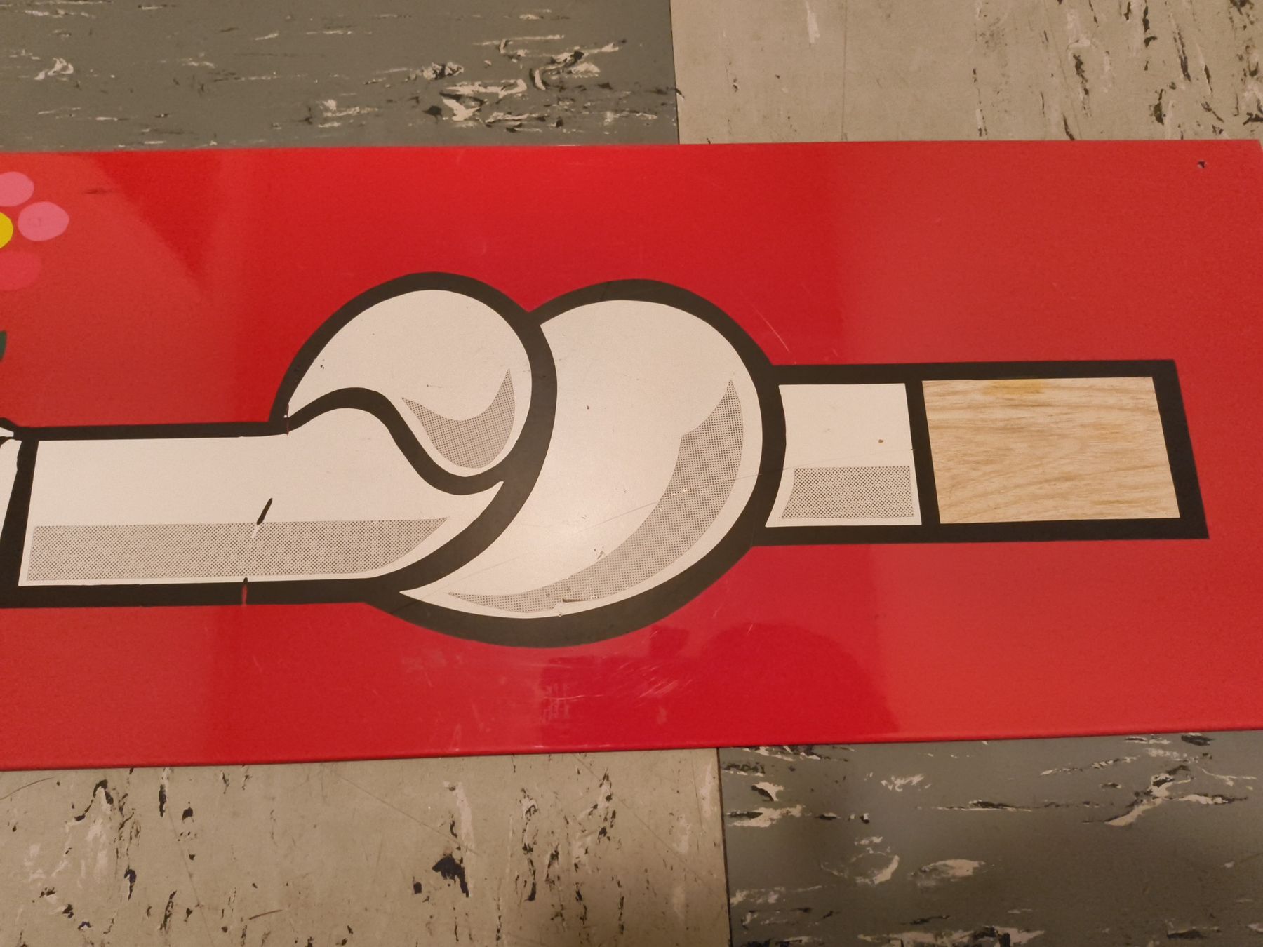 Schilder: Blechschild nicht Rauchen Vintage Rot Blume – Gebraucht aus stettlen von VintageBern_ch 8