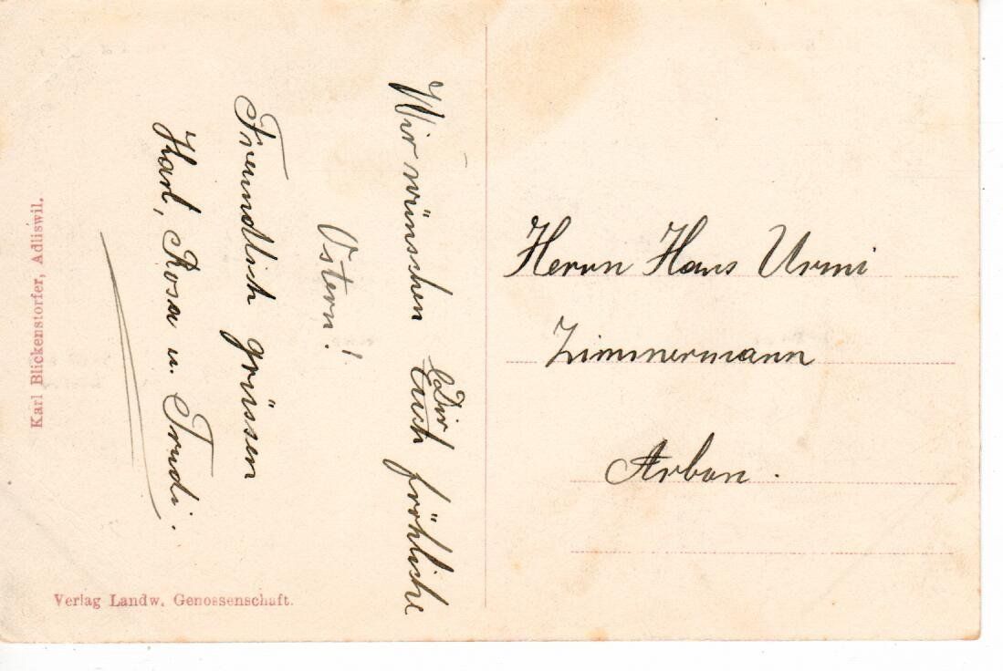 Cartoline postali: Gruss aus Knonau – Usato da Wolhusen venduto da Curver9 1