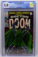 MARVEL SUPER-HEROES 20 CGC 🔑 KEY DOCTOR DOOM MARVEL 1969