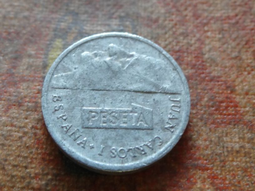 Alle Münzen: ESPAGNE  1 Pesetas  1990 – Gebraucht aus Romanel-sur-Lausanne von Swift13 1
