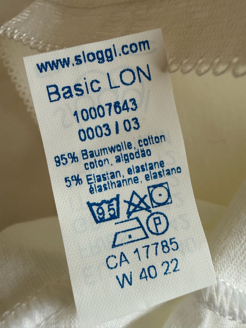 Sloggi Altra biancheria intima: Sloggi - cycliste - Basic Long - coton - 40 - NEUF – Nuovo (secondo la descrizione) da Sion venduto da accroshoes 3