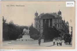Zürich - Geiserbrunnen - Pferdefuhrwerk