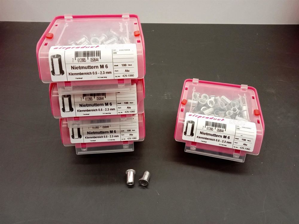 Écrous à rivets Tara M6 en aluminium (Neuf avec emballage d'origine) à ...