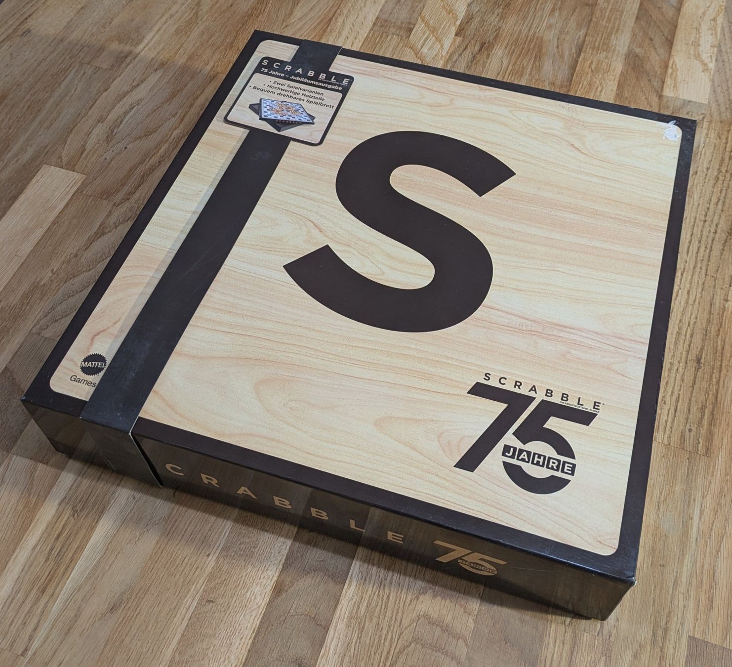 Mattel Spiele: Scrabble aus Holz - 75th Anniversary Edition – Neu und originalverpackt aus Rotkreuz von Schpacko 3