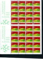 1969 Europamarke Bogen postfr. + ET-O