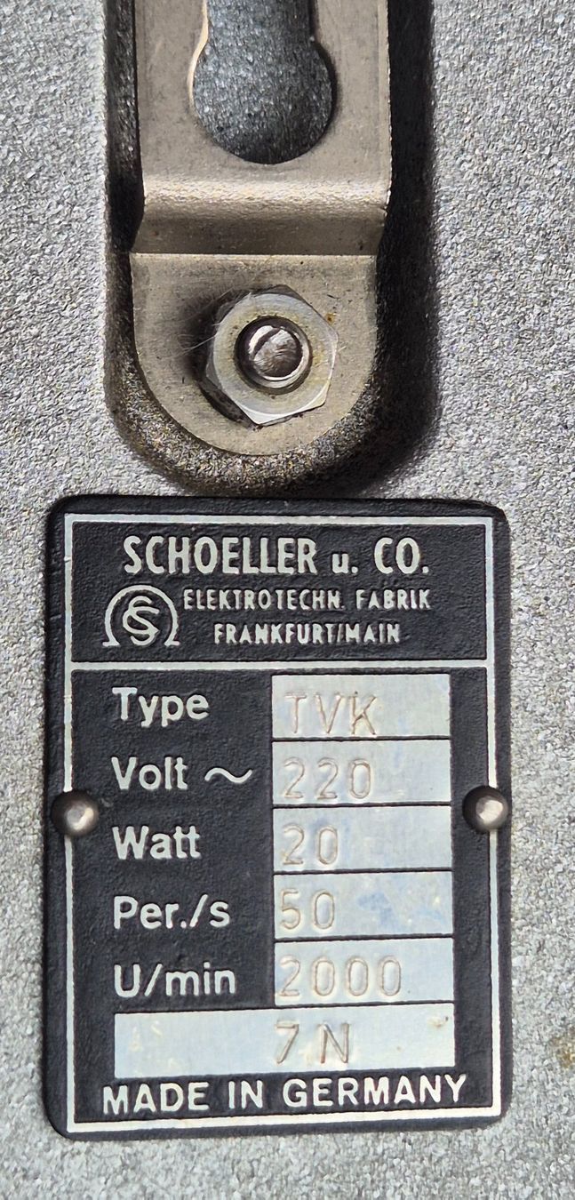 Ventilatori: Libelle Ventilator von Schoeller & Co., 1950er – Usato da Neerach venduto da SilliS 7