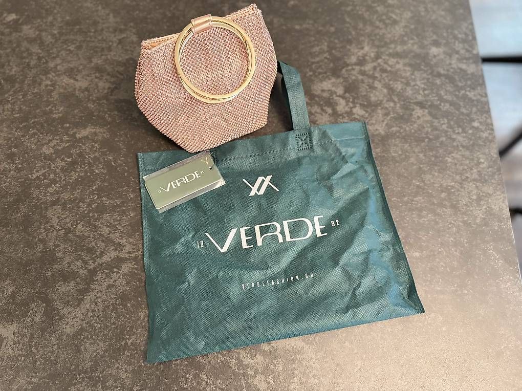 Borse da donna: Pochette rosa elegante con manico a bracciale e tracolla – Usato da Bissone venduto da iamdmux 1