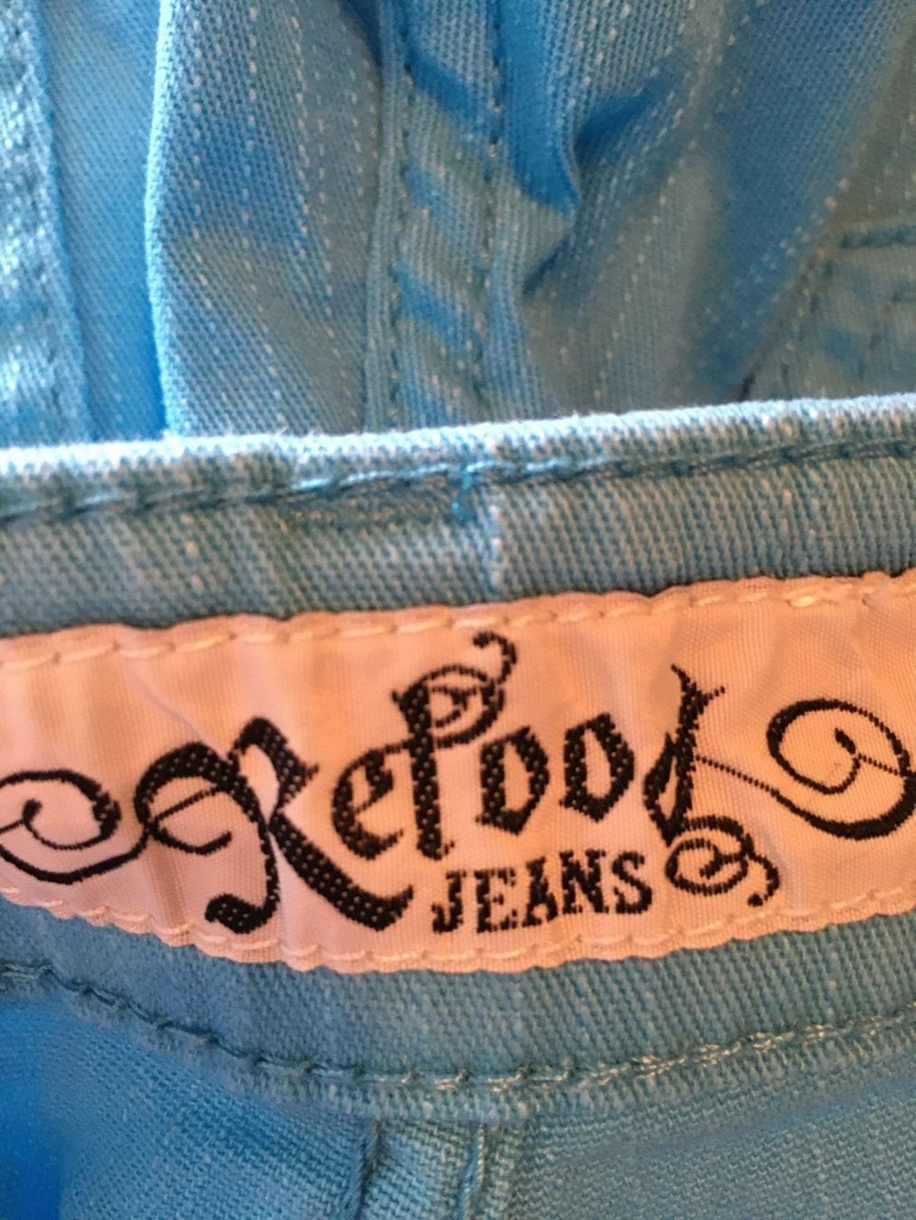 Jeans: RELOOD Jeans, Gr. M, türkis – Usato da Arni AG venduto da Mimo007 4