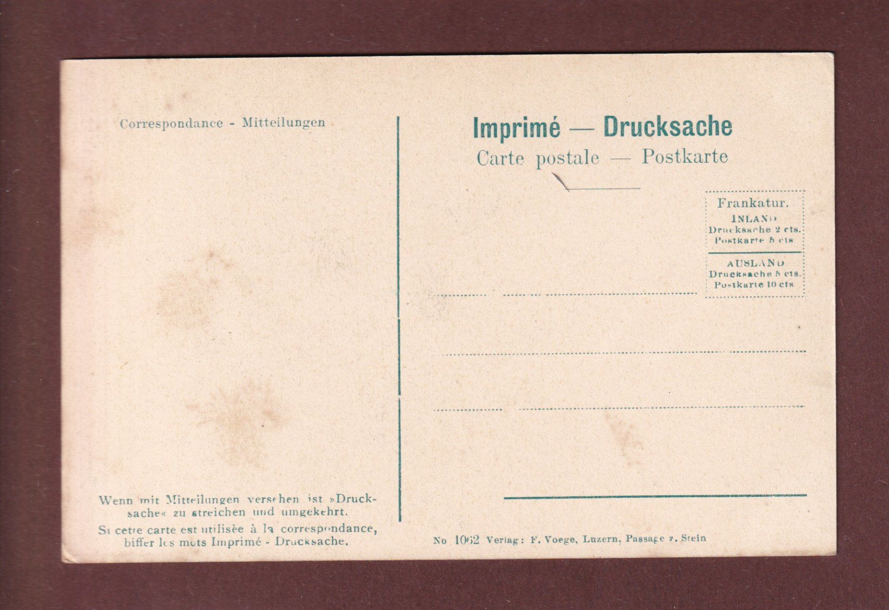 Ansichtskarten: LUZERN - Dornacherhaus – Gebraucht aus Pully von nicecards-shop 1