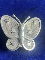 Silberne Vintage Brosche Schmeterling