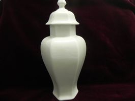Porzellan Deckelvase 28 cm