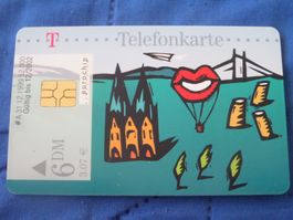 Telefonkarte Deutsche Telekom 6 DM gebraucht 1999
