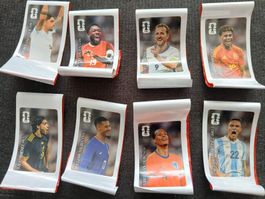 8 verschiedene Coca Cola Sticker WM 2026