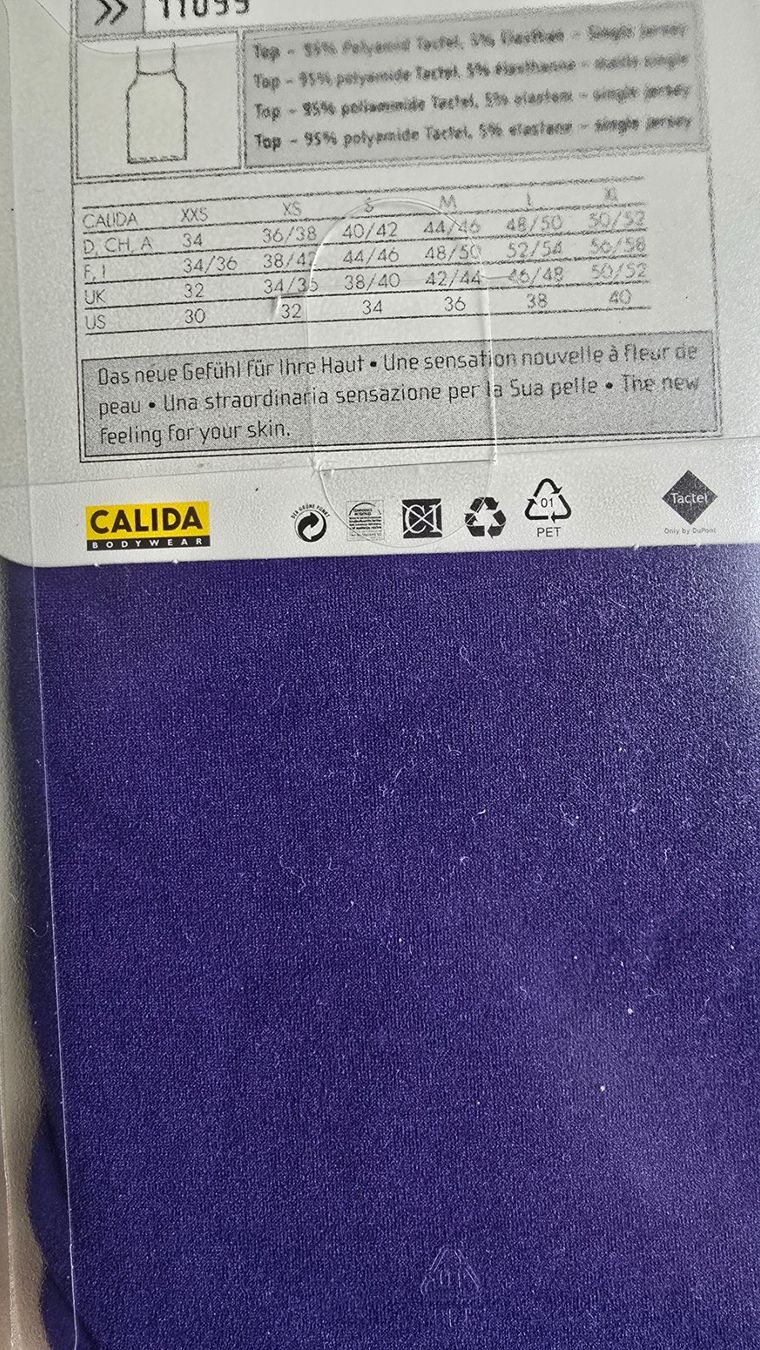 Calida Top: Calida Top violett, Grösse S – Nuovo e nell'imballaggio originale da Meggen venduto da everydaysale 1