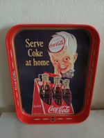Vintage Coca-Cola Serviertablett Servierbrett mit Sprite-Boy