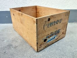 alte Holzkiste Kiste CHOCOLAT AMOR BERN