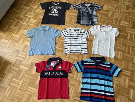 Kinder Poloshirts und T-Shirts - Grösse 128-140