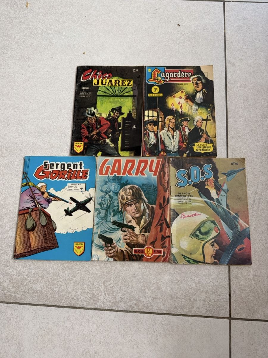 BD: Comics collection Chico Juarez Sergeant Gorilla Garry SOS La – D'occasion à Martigny par Jacoosh1234