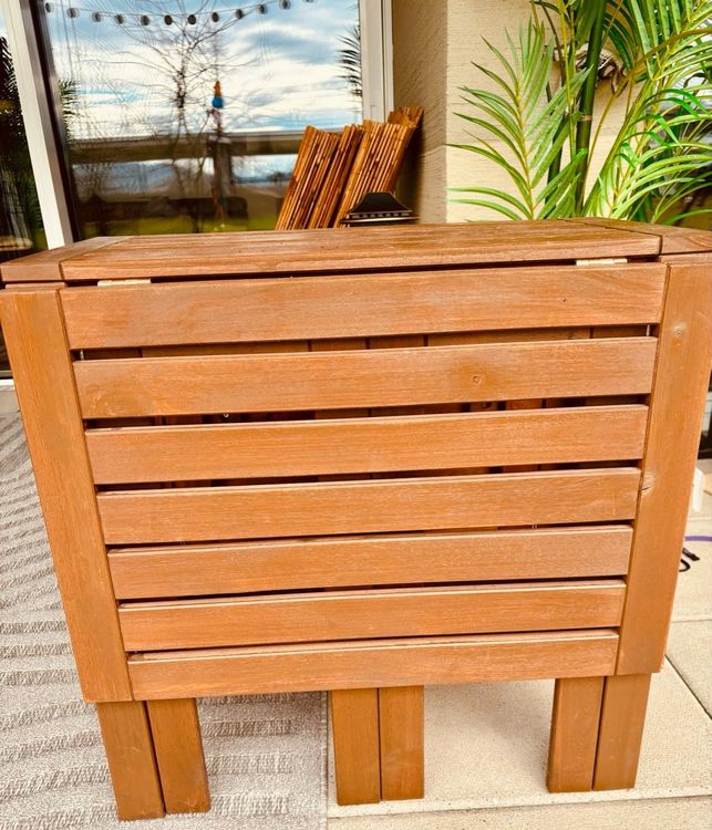 Klapptisch Holz Gartentisch Balkontisch Outdoor Ikea Äpplarö Kaufen