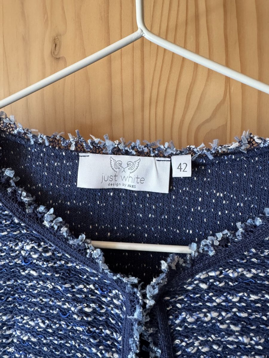 Jacken: Just White Bouclé-Jacke, Grösse 42 – Gebraucht aus Hergiswil NW von kaufe_bei_kaufmann 2
