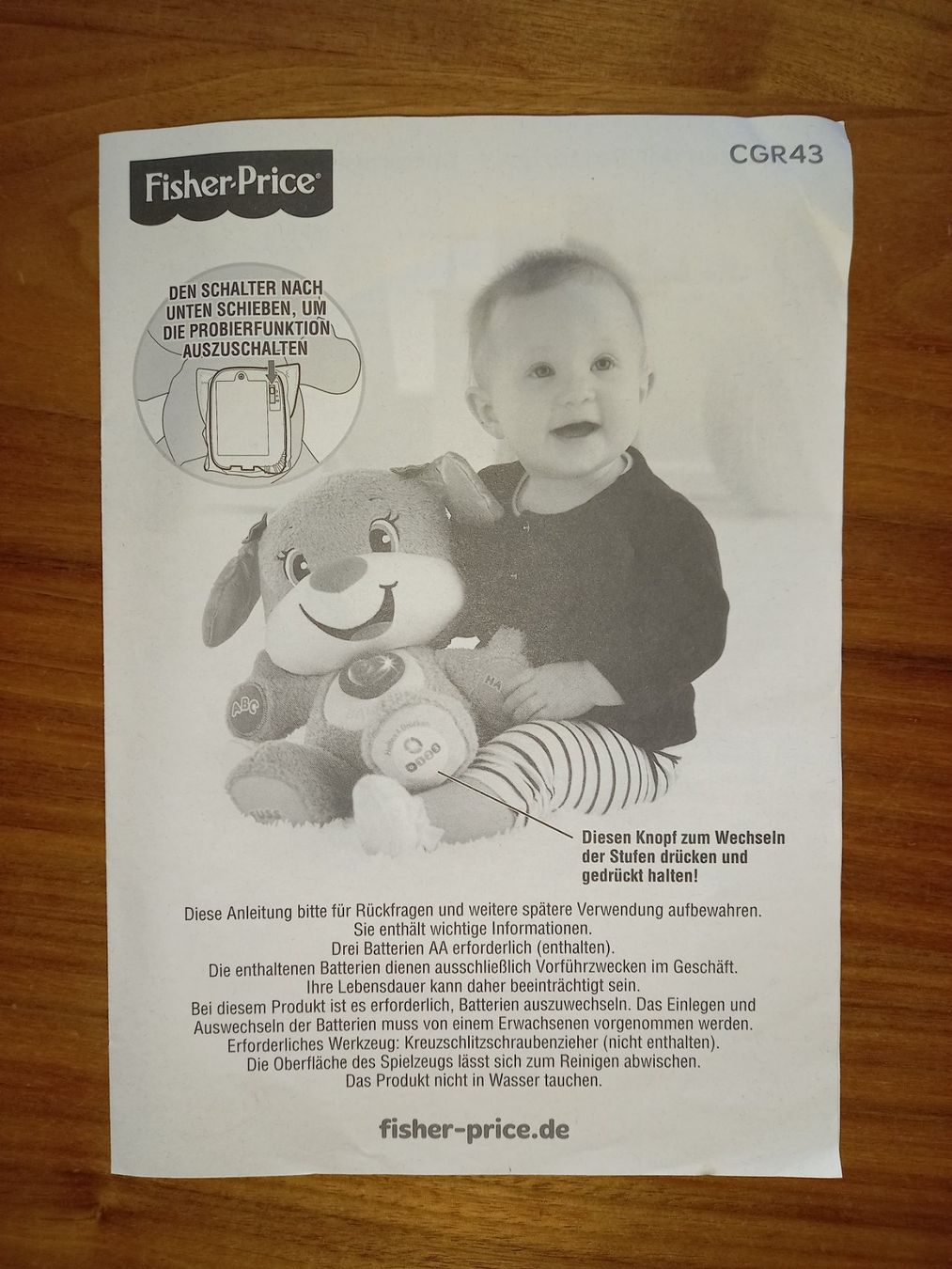 Fisher-Price Spielzeuge: Fisher-Price Lernspass Hündchen – Gebraucht aus Lengnau AG von Mefari 2
