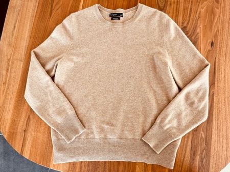 Marks & Spencer Kaschmirpullover, Gr. M, Camel