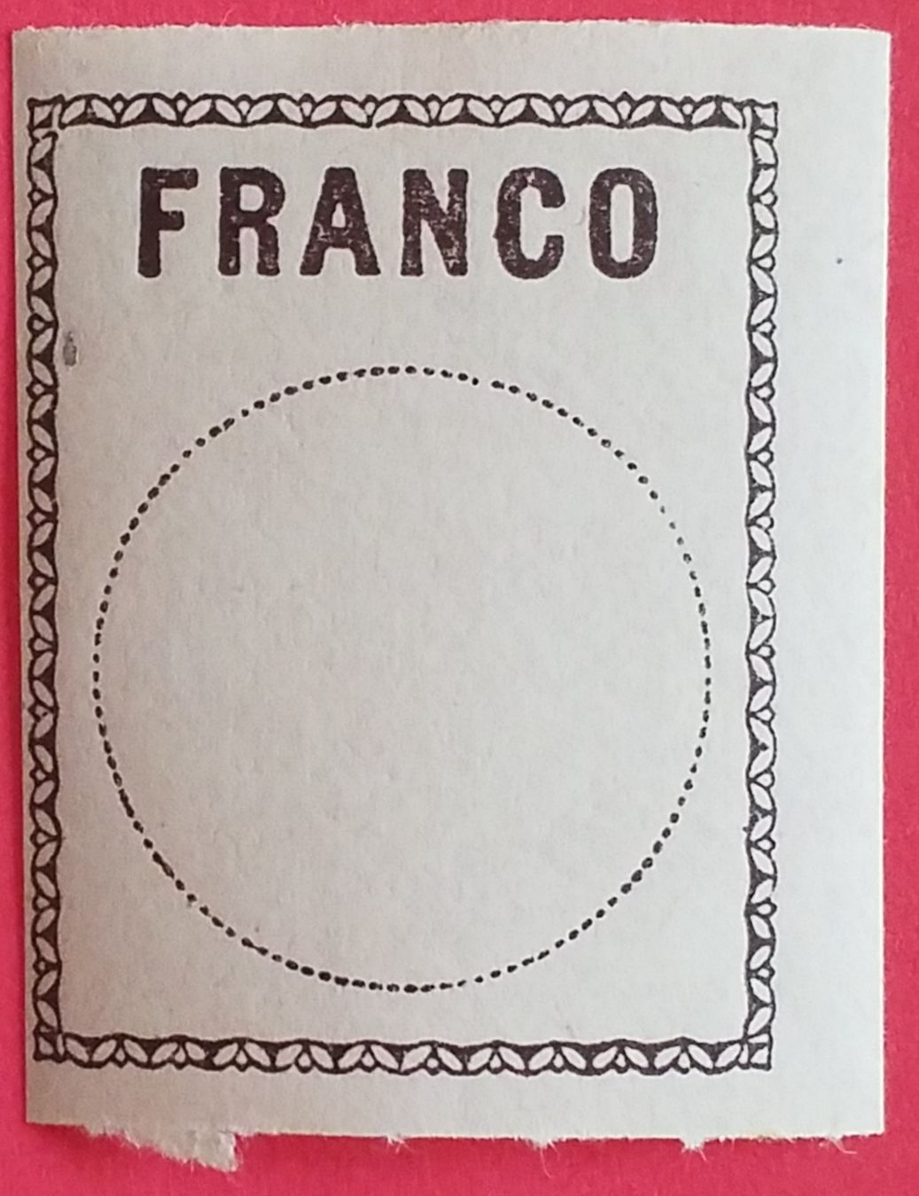 Tutti i francobolli: 3210A) Nr. 1, Francozettel, postfrisch Kt. 500.- – Nuovo (secondo la descrizione) da Baden venduto da Eggi