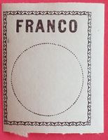 3210A) Nr. 1, Francozettel, postfrisch Kt. 500.-