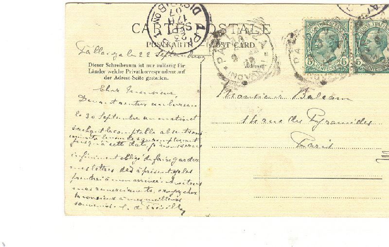 Ansichtskarten: Lenk - Iffigenfall + 1907 – Gebraucht aus Emmenbrücke von teestube 1
