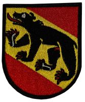 Aufnäher Badge Patch Kanton Bern Bär Hauptstadt Bundeshaus
