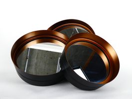 Wilton Set aus 3 Stahlspiegeln