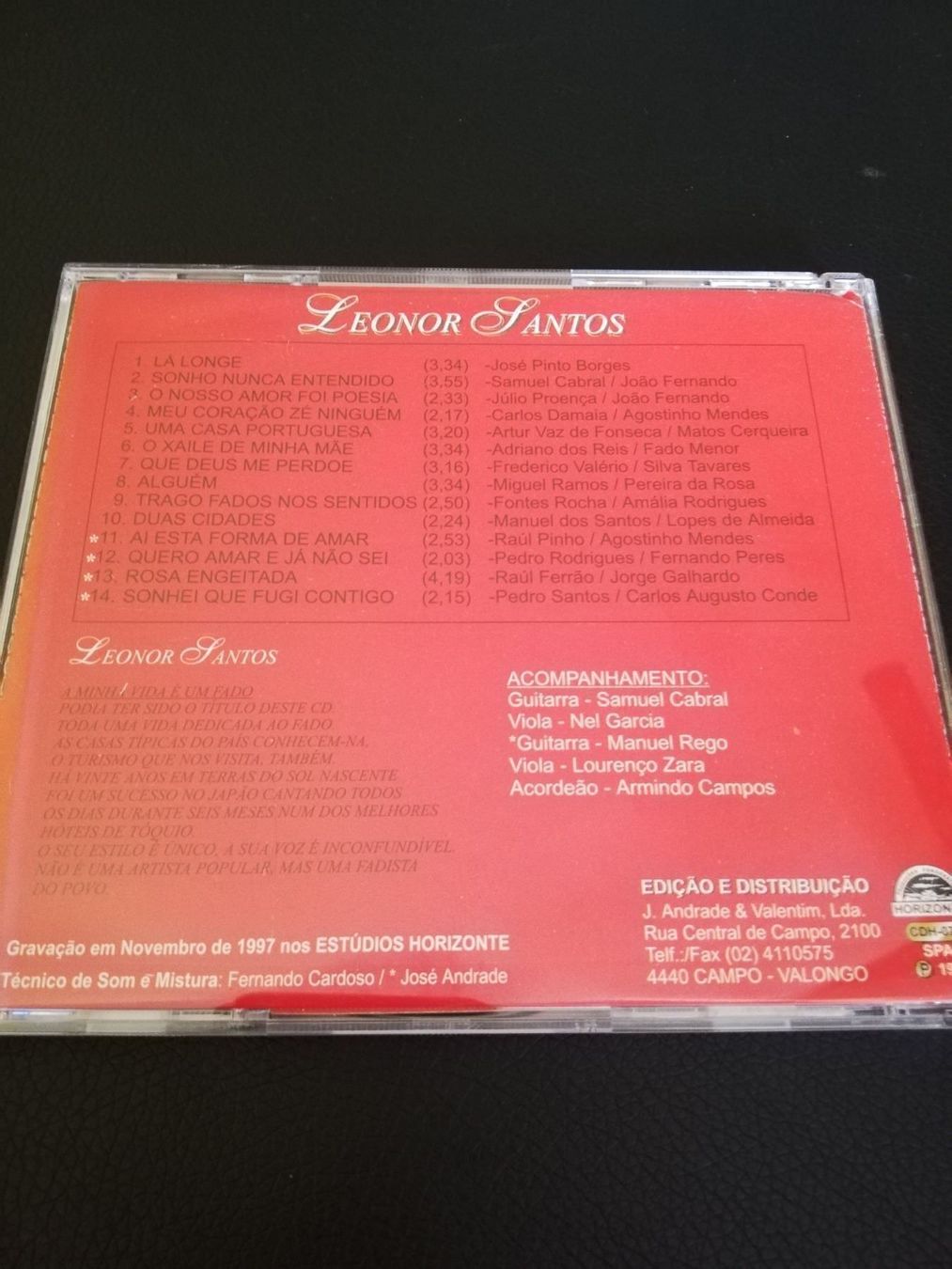 CD: Leonor Santos - La longe – Usato da Bionnens venduto da Meg011 1