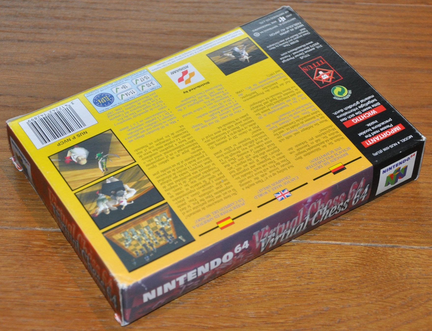 Nintendo Spiele: Virtual Chess 64 ohne Spiel (N64) – Gebraucht aus Gelterkinden von Ltsmash 1