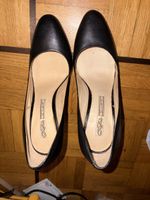 Buffalo London Damen Heels Schwarz Leder Grösse 36