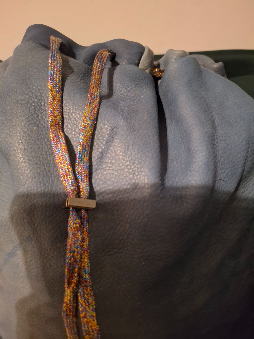 Zaini: Rucksack / Daypack aus Leder in schönem Hellblau – Nuovo (secondo la descrizione) da Bellikon venduto da MellonCollieMitTwint 5