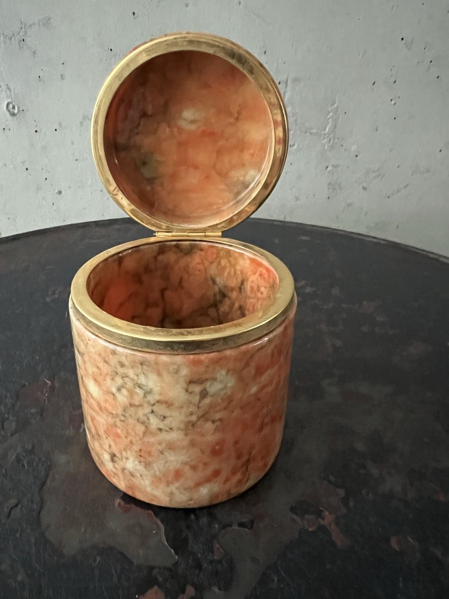 Spieldosen: Schöne Dose aus Stein oder Marmor – Gebraucht aus Wabern von La-Vitrine 4