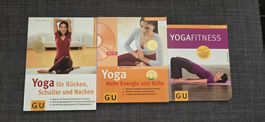 3 Yoga Bücher: Fitness, Rücken/Nacken & Energie/Ruhe!
